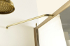 Gelco ANTIQUE vzpěra k zástěnám 600mm, bronz GQV320