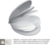 Mereo WC závěsné, RIMLESS, 530x355x360, keramické, vč. sedátka CSS124 VSD81S2