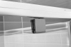 Mereo Sprchové dveře pivotové, Mistica, 80 cm, chrom ALU, sklo Čiré CK80913H