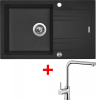 Granitový dřez Sinks LINEA 780 Granblack+ELKA LI78030ELCL