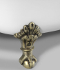 Polysan REGATA volně stojící vana 175x85x61cm, nohy bronz, bílá 10121