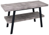 Sapho TWIGA umyvadlový stolek 130x72x50 cm, černá mat/cement VC453-130-7