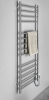 Sapho REDONDO elektrický sušák ručníků, kulatý, 600x1500 mm, 130 W, nerez lesk ER250V