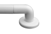 Aqualine WHITE LINE Pevnostní madlo plastové, 600mm MD360