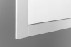 Aqualine FAVOLO zrcadlo v rámu 80x80cm, bílá mat FV080