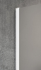 Gelco VARIO WHITE jednodílná zástěna k instalaci ke stěně, čiré sklo, 800 mm GX1280GX1015