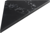 Sapho ABELINE rohová police rockstone 200x200mm, black attica AE200-0598
