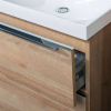 Mereo Mailo, koupelnová skříňka 61 cm, chrom madlo, Multidecor, Bílá lesk perlička CN590SBIEL