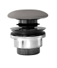 GSI GSI umyvadlová výpust 5/4“, click-clack, keramická zátka, 5-65mm, tortora mat PCS05
