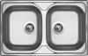 Nerezový dřez Sinks CLASSIC 800 DUO V+EVERA CL800VEVCL