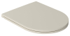 Isvea INFINITY WC sedátko, SLIM, Soft Close, Easy Take, ivory 40KF0532I-S