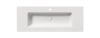 GSI PURA keramické umyvadlo Slim 122x46cm, bílá mat 8887109