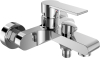 Mereo Vanová nástěnná baterie, Dita, 150 mm, bez příslušenství, chrom CBE90104D