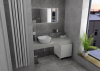 Sapho TAILOR rockstone deska 190x50 cm, provedení límce F TR190F