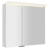 Sapho LINEX galerka s LED osvětlením, 80x70x15cm, bílá LX080-0030