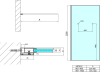 Polysan MODULAR SHOWER jednodílná zástěna pevná k instalaci na zeď, s otvory na držák ručníků, 1000 mm MS1-100-D