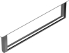 GSI KUBE X držák ručníků 45cm, pro umyvadlo 9485, chrom PAKUBEX45