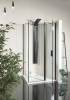 Polysan ZOOM BLACK obdélníkový sprchový kout 1400x800mm L/P varianta ZL1314BZL3280B