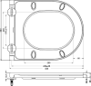 Bruckner GLANZ WC sedátko, SLIM, Soft Close, Easy Take, bílá 201.526.4