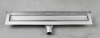 Gelco MANUS PIASTRA nerezový podlahový žlab s roštem pro dlažbu, ke stěně, L-850, DN50 GMP94