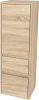 Mereo Opto koupelnová skříňka vysoká 125 cm, levé otevírání, Multidecor, Dub Bardolino CN995LDBAR