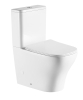Sapho BELLO WC kombi, Rimless, spodní/zadní odpad, bílá PC103WR