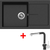 Granitový dřez Sinks INFINITY 860 Metalblack + Mix 3 P GR G14874