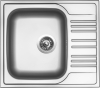 Nerezový dřez Sinks STAR 580 V 0,6mm matný STSSTM5805106V