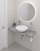 Sapho AVICE deska pod umyvadlo 220x36cm, tl.5cm, cement AV2267