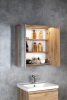 Aqualine KAWA STRIP galerka s LED osvětlením 60x70x22cm, dub emporio WGL36S
