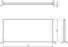 Sapho WOODY deska 1100x28x500mm, masiv přírodní dub WD110-70