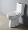 Sapho HANDICAP WC kombi zvýšený sedák, Rimless, zadní odpad, bílá K11-0221