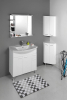 Aqualine ZOJA/KERAMIA FRESH horní skříňka rohová 35x76x35cm, bílá 50331