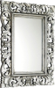 Sapho SAMBLUNG zrcadlo ve vyřezávaném rámu 60x80cm, stříbrná IN115