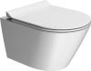 GSI KUBE X závěsná WC mísa, Swirlflush, 36x50cm, bílá dual-mat 941609