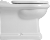 Kerasan RETRO WC mísa stojící, 39x61cm, spodní/zadní odpad, bílá 101601