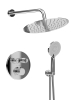 Sapho SMART SELECT podomítkový sprchový set s termostatickou baterií, 2 výstupy, vyústění, chrom RP032-01