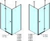 Polysan FORTIS LINE boční stěna 1100mm, čiré sklo FL3511