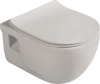 Sapho BRILLA WC sedátko, SLIM, Soft Close, latte mat 100787-114