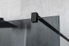 Gelco VARIO BLACK jednodílná sprchová zástěna do prostoru, kouřové sklo, 1200 mm GX1312GX2214