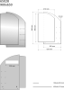 Aqualine WEGA zrcadlo s policemi 65x90cm 65028