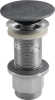 Sapho Umyvadlová výpust 5/4“, click-clack, betonová zátka, 10-80mm, stříbrná FG919