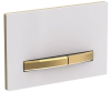 Geberit GEBERIT SIGMA50 ovládací tlačítko, bílá/mosaz 115.672.11.2