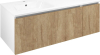 Sapho LOREA skříňka s umyvadlem 121x46x51, 5cm (90+30cm), levá, dub alabama/bílá mat LE090-2231-L-02