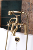 Sapho ANTEA připojení pro instalaci vanové baterie na okraj vany (pár), bronz 9856