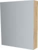 Mereo Koupelnová skříňka zrcadlová 60 cm, galerka, 2 x dvířka, Multidecor, Dub San remo sand CN798G62DSAN