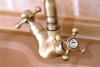 Sapho ANTEA stojánková dřezová baterie s retro hubicí, bronz 3126