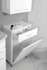 Aqualine ZOJA/KERAMIA FRESH skříňka spodní s košem 50x78x29cm, bílá 51310