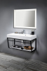 Sapho FLUT zrcadlo s LED podsvícením 90x70cm, bílá FT090