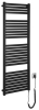Aqualine TONDI-E elektrické otopné těleso rovné 450x1330 mm, 500 W, černá mat DE476T